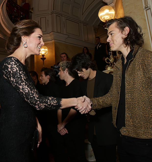 Harry Styles parabeniza Kate Middleton pela gravidez