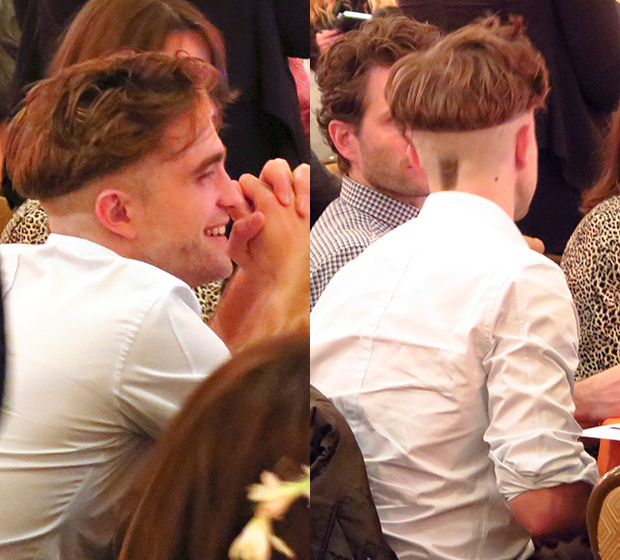 Robert Pattinson é destaque em evento de caridade com corte de cabelo estranho