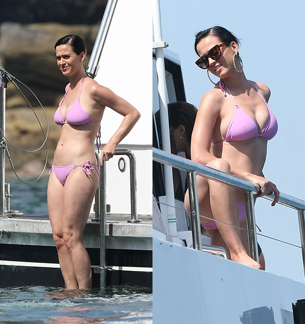 Após briga, Katy Perry é flagrada de biquíni na Austrália