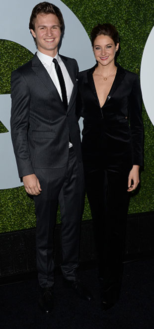 Shailene Woodley e Ansel Elgort, de <i> A Culpa é das Estrelas</i>, vão juntos a premiação