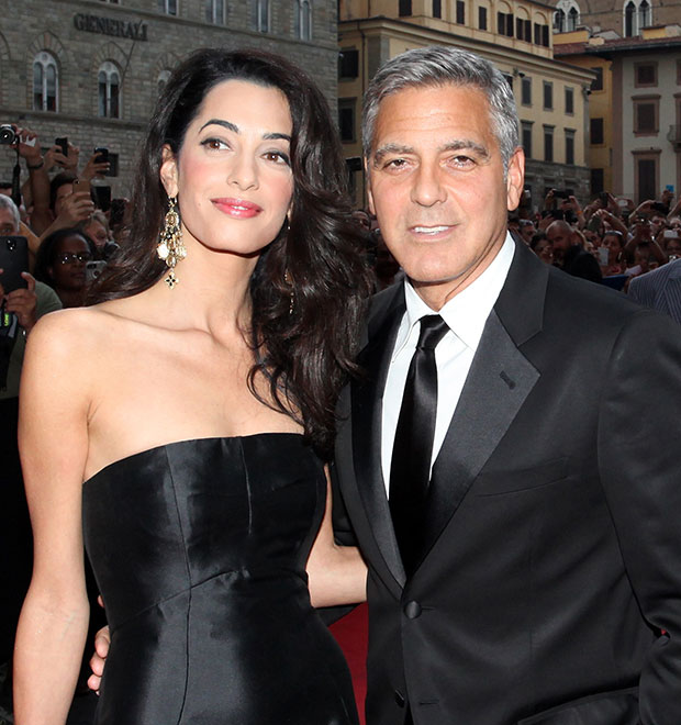 Após rumores, Amal Alamuddin e George Clooney negam estar esperando um filho