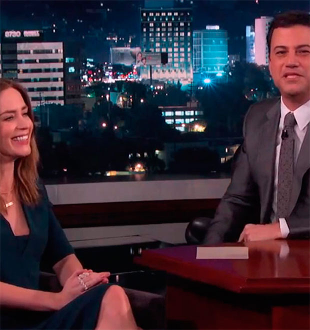 Emily Blunt e John Krasinski fazem Jimmy Kimmel querer se mudar dos Estados Unidos. Entenda!