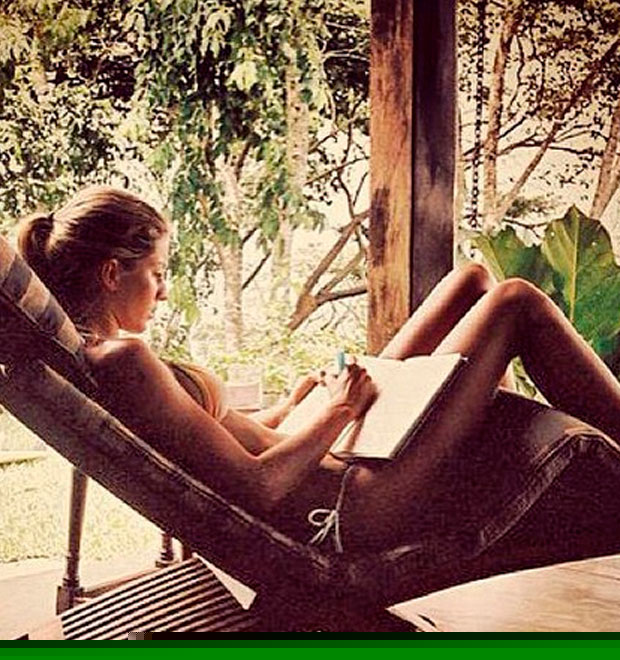 Gisele Bündchen incentiva a educação através de rede social