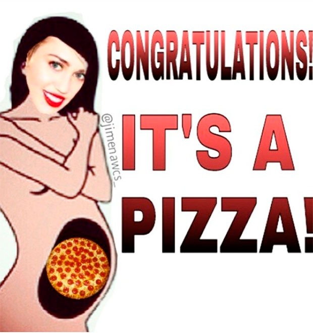 Miley Cyrus faz <i>post</i> sobre suposta gravidez no <i>Instagram</i>