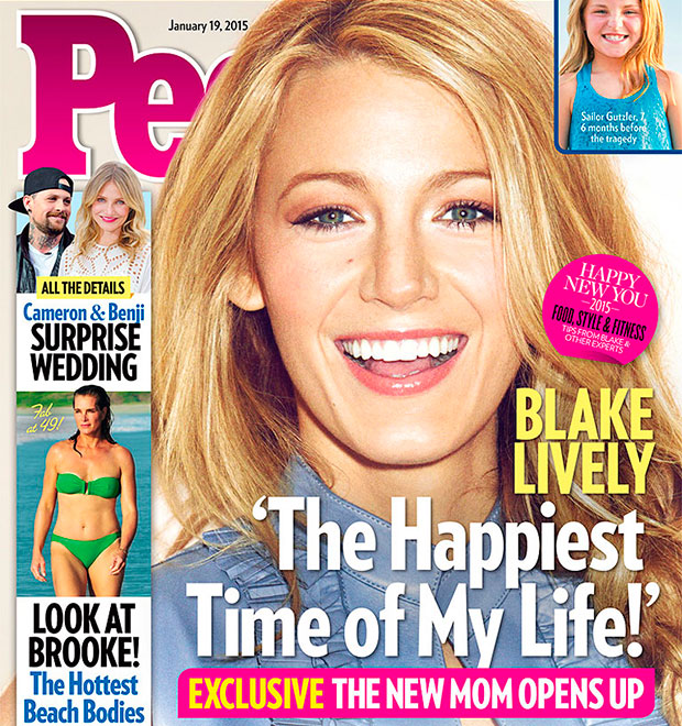 Blake Lively fala sobre a maternidade: - <i>O momento mais feliz da minha vida</i>