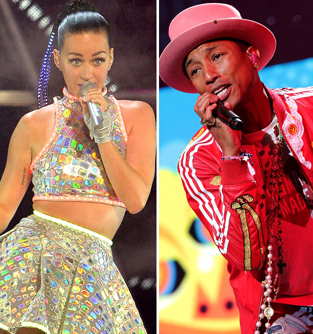 Katy Perry quer fazer dueto com Pharrell Williams em apresentação no <i>Super Bowl</i>