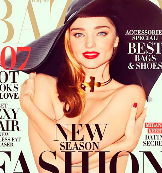 Miranda Kerr revela que adora ficar nua enquanto está em casa