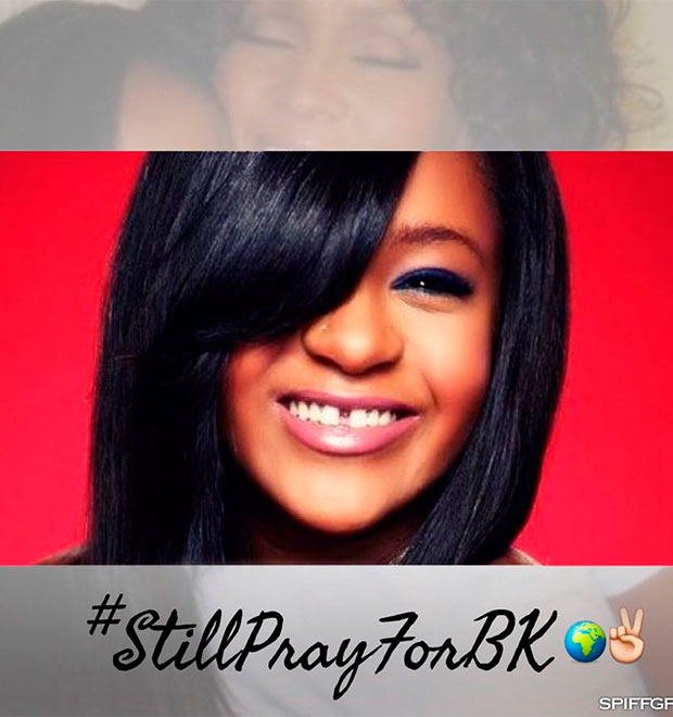 Família pede boas orações à Bobbi Kristina, filha de Whitney Houston