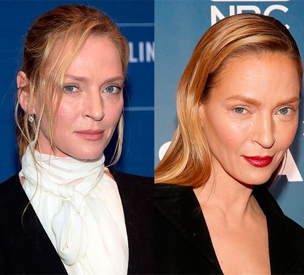 Maquiador de Uma Thurman explica aparência irreconhecível da atriz