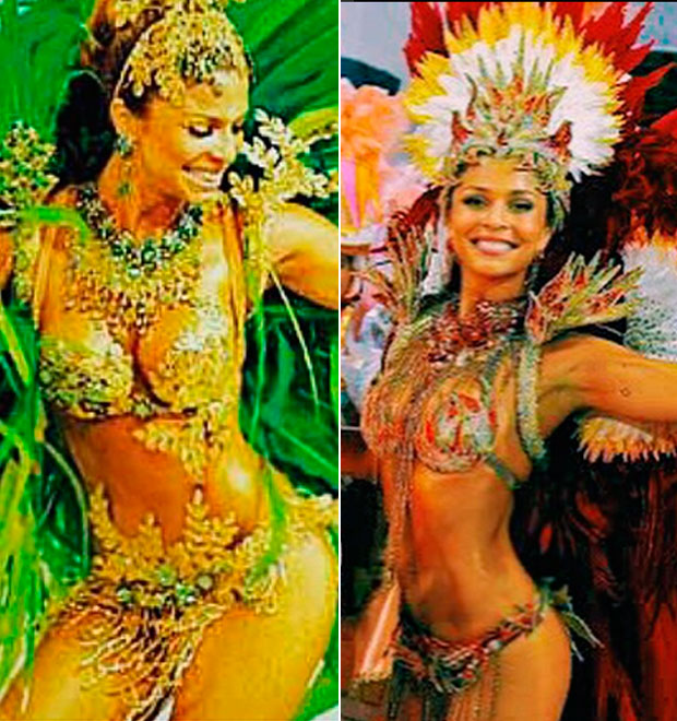 Grazi Massafera relembra fantasias que usou no Carnaval