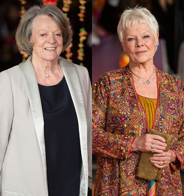 Judi Dench e Maggie Smith ganham beijo da Família Real Britânica