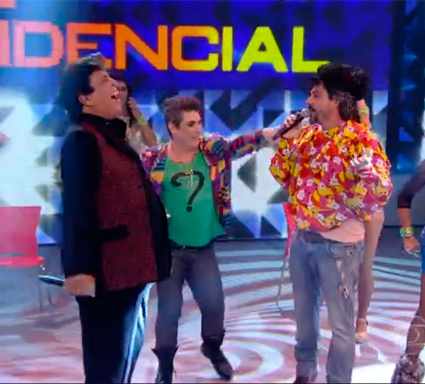 Alexandre Nero canta Sidney Magal, mas brinca: - <i>Para com isso, gente! Agora eu sou galã de novela!</i>