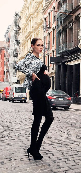 Coco Rocha está esperando uma menina!