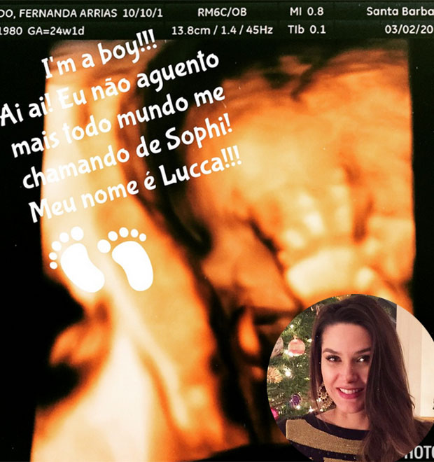 Após escolher até nome de menina, Fernanda Machado descobre que será mãe de um menino