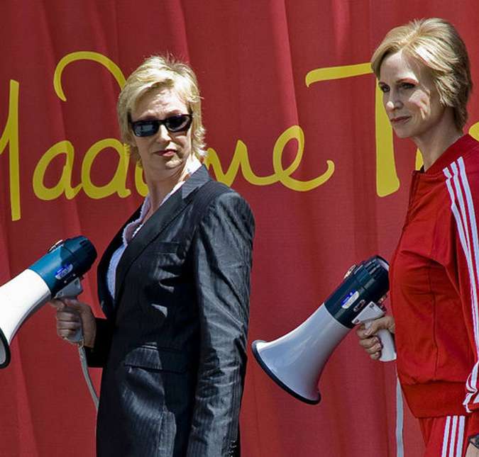 E que tal Sue Sylvester, vivida por Jane Lynch, de boneca? Tão assustadora quanto a personagem de verdade em Glee, não é?