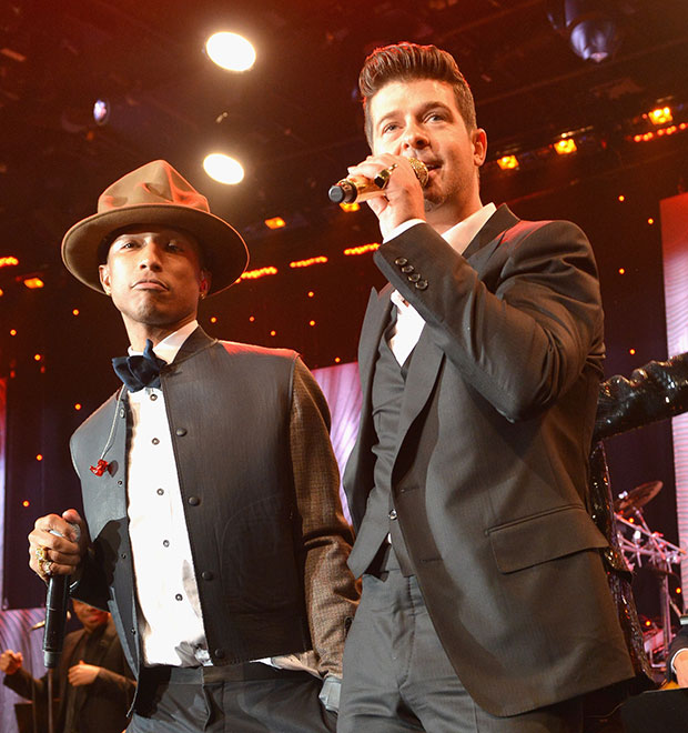 Pharell Williams e Robin Thicke devem pagar 22 milhões de reais em processo, entenda!