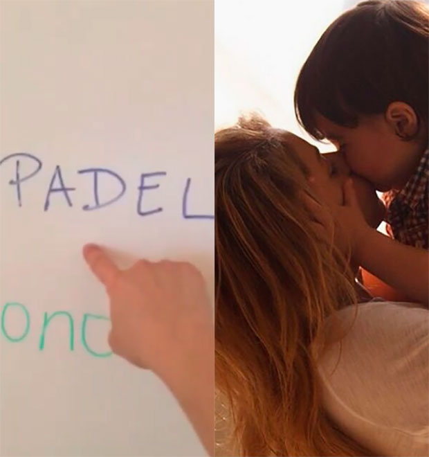 Shakira divulga vídeo ensinando filho Milan a ler