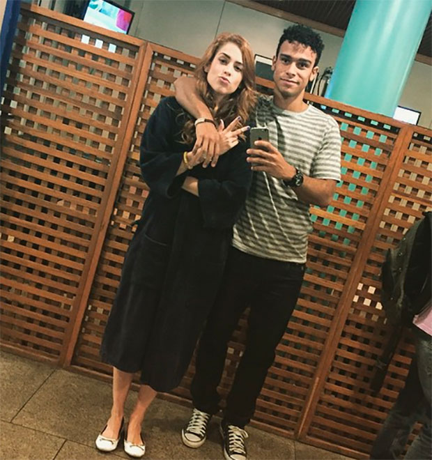 Sophia Abrahão e Sergio Malheiros são flagrados aos beijos