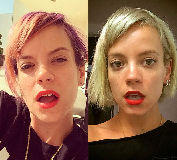 Lily Allen aparece loiríssima em novo clique