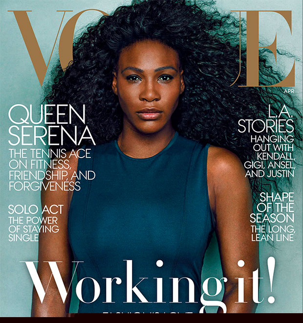 Serena Williams é a primeira atleta negra na capa da <i>Vogue</i>