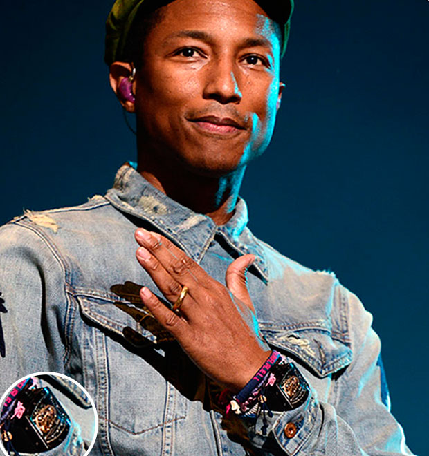 Pharrell Williams se apresenta com relógio de um milhão e 600 mil reais no <i>Lollapalooza</i> 