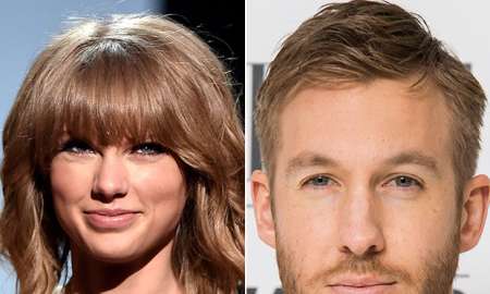 Taylor Swift e Calvin Harris são vistos de mãos dadas