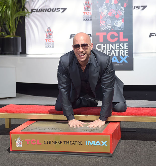 Vin Diesel ganha homenagem na calçada da fama em Hollywood