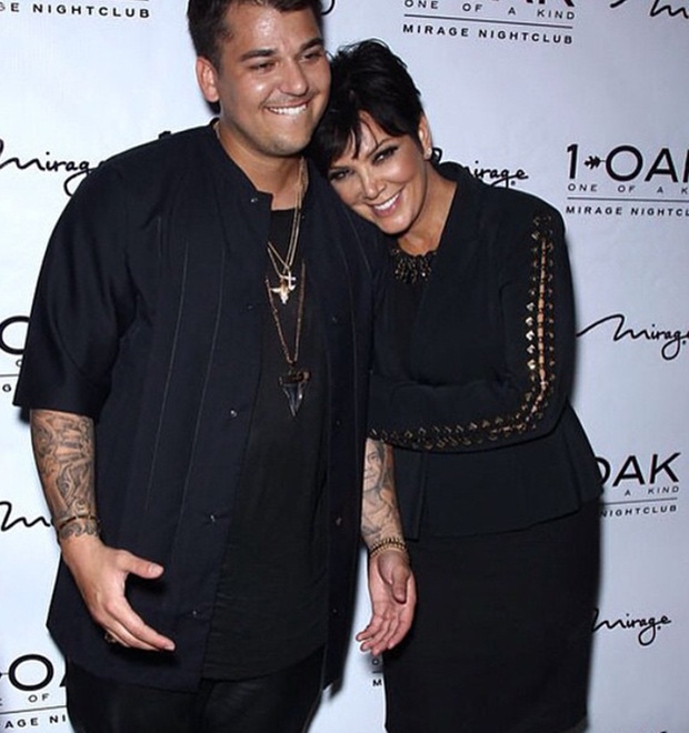 Kris Jenner tem medo que o filho, Rob Kardashian, tente se matar