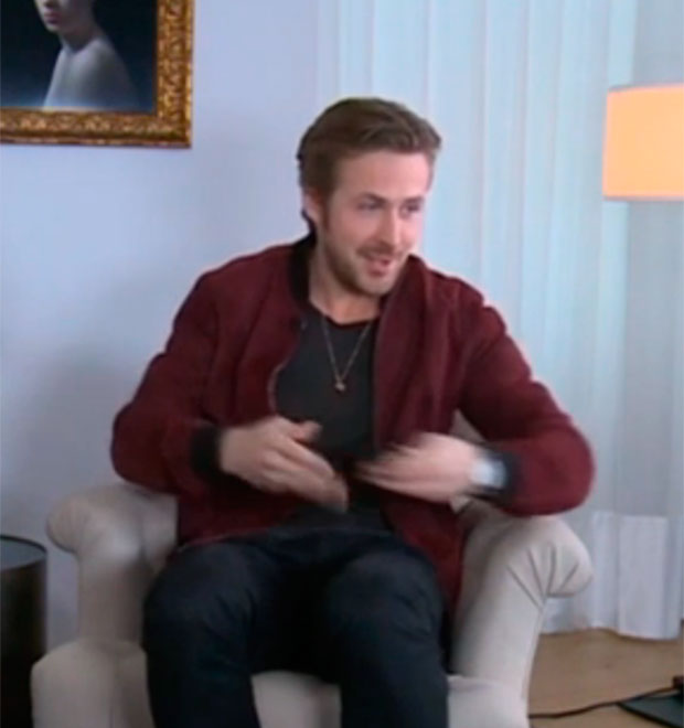 Ryan Gosling joga o celular longe durante entrevista, entenda!