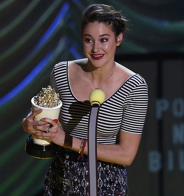 Shailene Woodley e mais ganhadores  do <i>MTV Movie Awards 2015</i>!