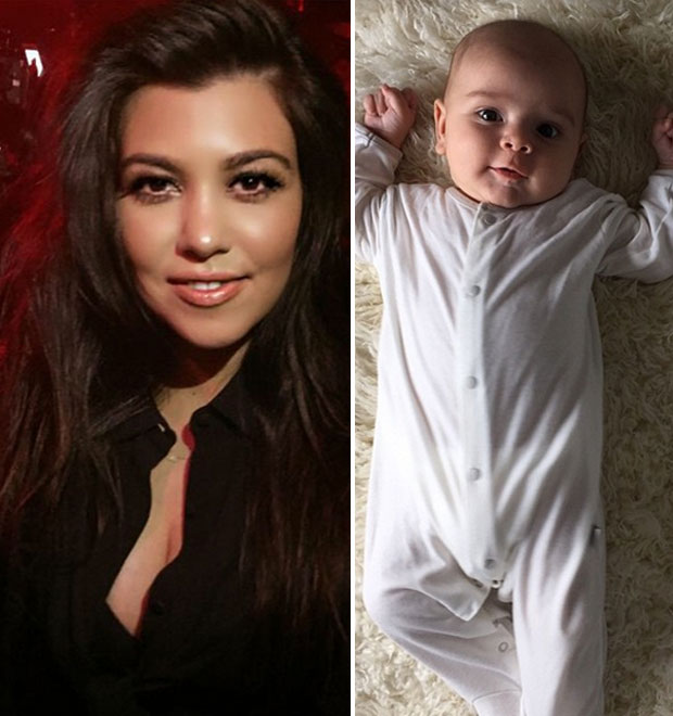 Kourtney Kardashian explica como surgiu Reign Aston, nome do seu terceiro filho