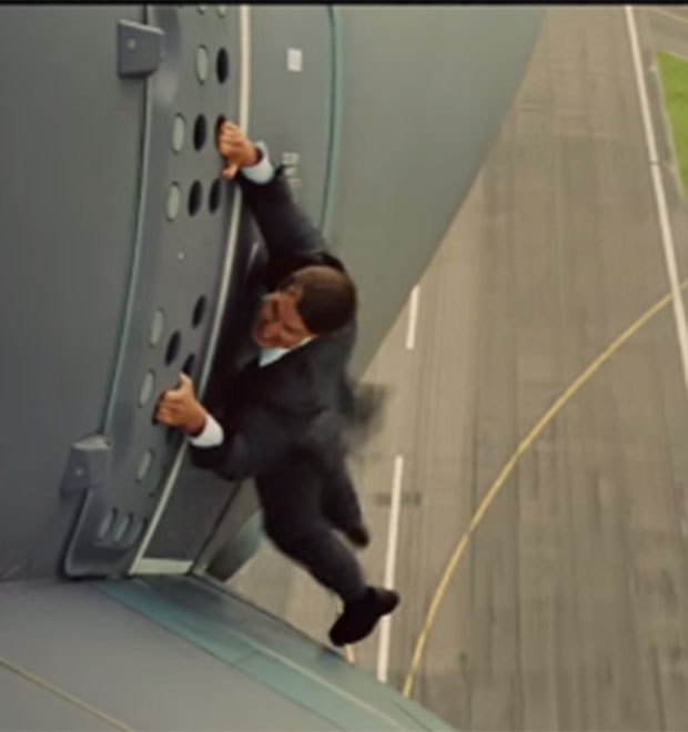 Tom Cruise ficou <i>assustado para caramba</i> com cenas de <i> Missão: Impossível - Nação Secreta</i>