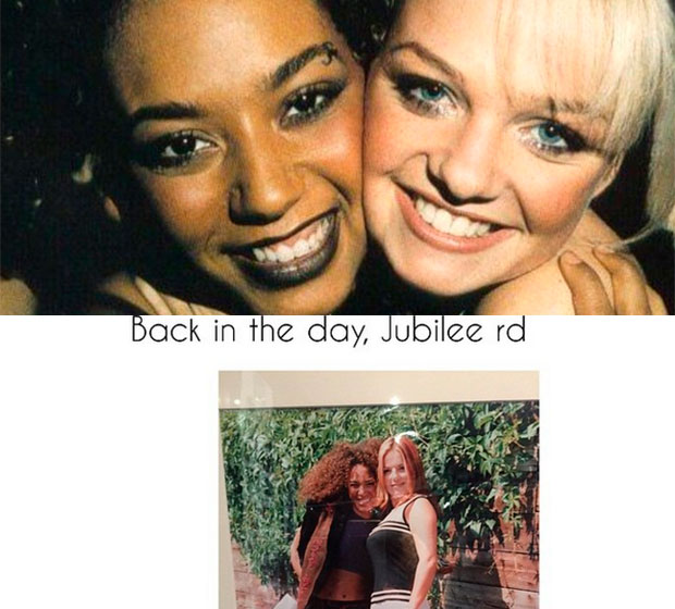 Agora quarentona, Mel B recebe homenagem das amigas ex-<i>Spice Girls</i>