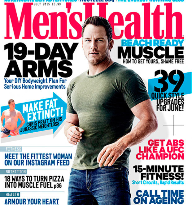 Chris Pratt revela que pesar 136 quilos o deixou deprimido