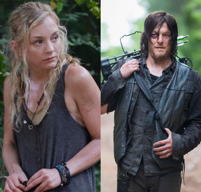 Atores de <i>The Walking Dead</i> comentam rumores de namoro