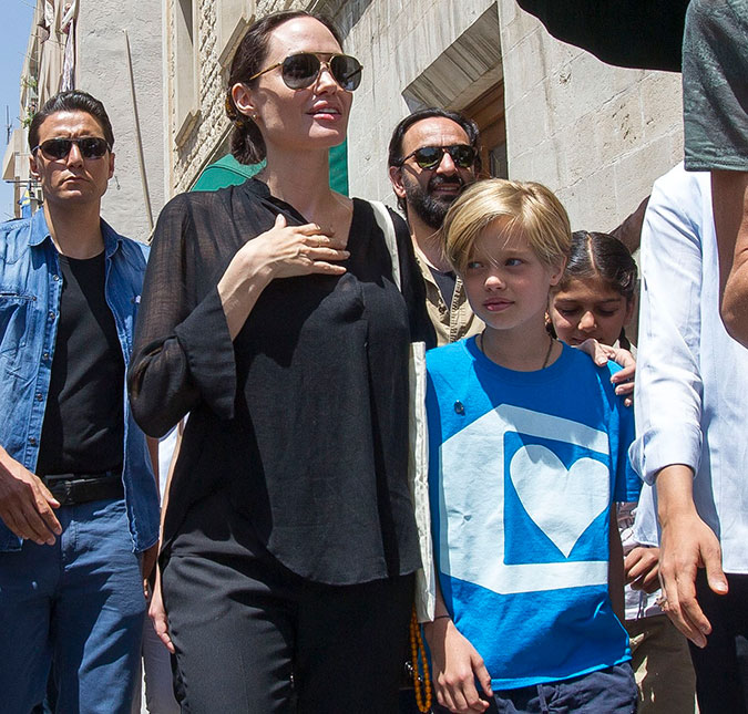 Depois do Líbano, Angelina Jolie e a filha, Shiloh, viajam para a Turquia em prol dos refugiados