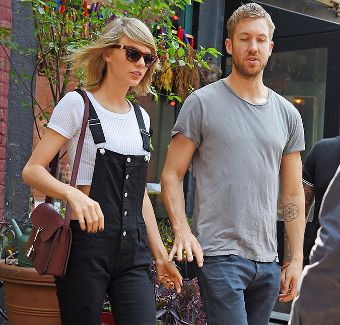 Em <i>tweet</i> fofo, Calvin Harris admite que está namorando Taylor Swift