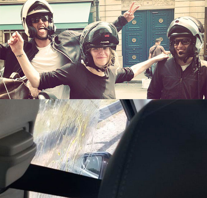Courtney Love é mantida refém durante protestos de taxistas na França
