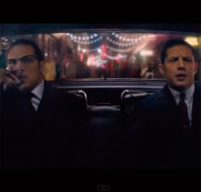 Tom Hardy aparece em dose dupla no <i>trailer</i> de <i>Legend</I>, veja o vídeo!