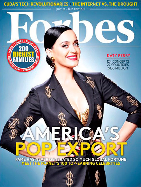 Katy Perry quer sim esbanjar sua fortuna!