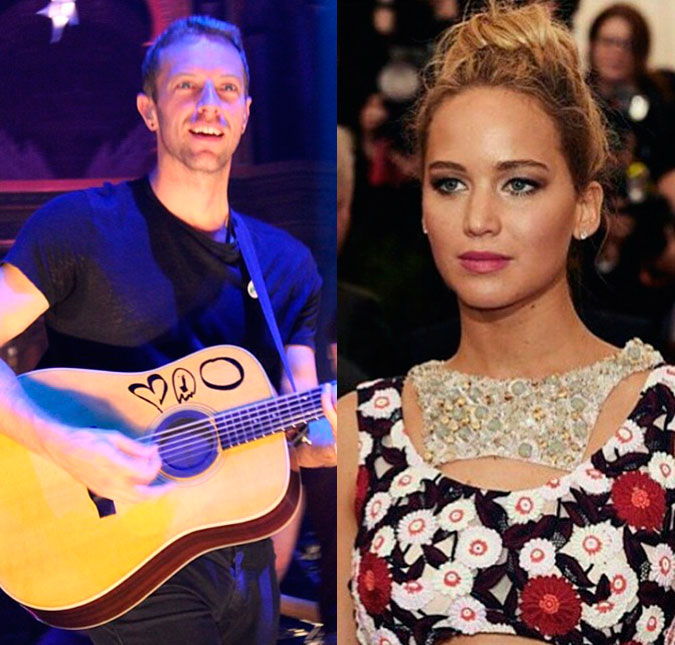 Jennifer Lawrence e Chris Martin não desgrudaram as mãos durante passeio romântico