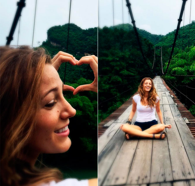 Blake Lively entrou para o time das morenas, mas continua loira, entenda!