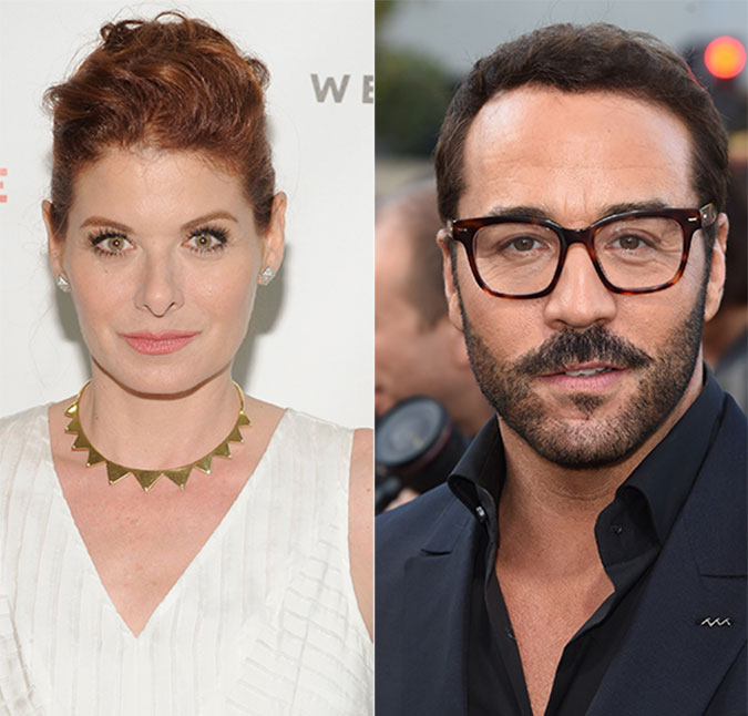 Debra Messing reclama de beijos de Jeremy Piven em <i>Will & Grace</i>