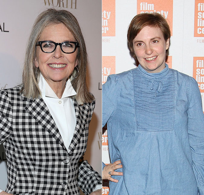 Sem papas na língua, Diane Keaton questiona se Lena Dunham era homossexual