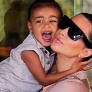 Kim Kardashian, north west