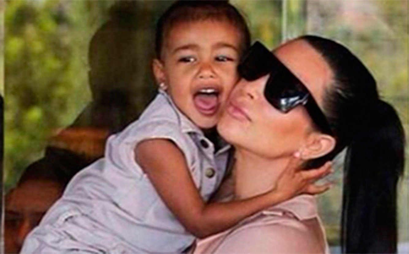 Kim Kardashian, north west