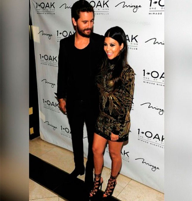 Kourtney Kardashian e Scott Disick são vistos juntos pela primeira vez após a separação