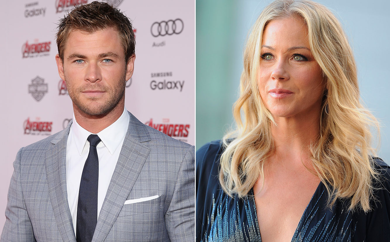 Corpo de Chris Hemsworth deixou Christina Applegate fora de si