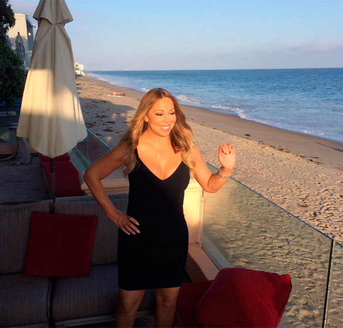 34 mil reais por noite pra alugar casa na praia? Mariah Carey pode!