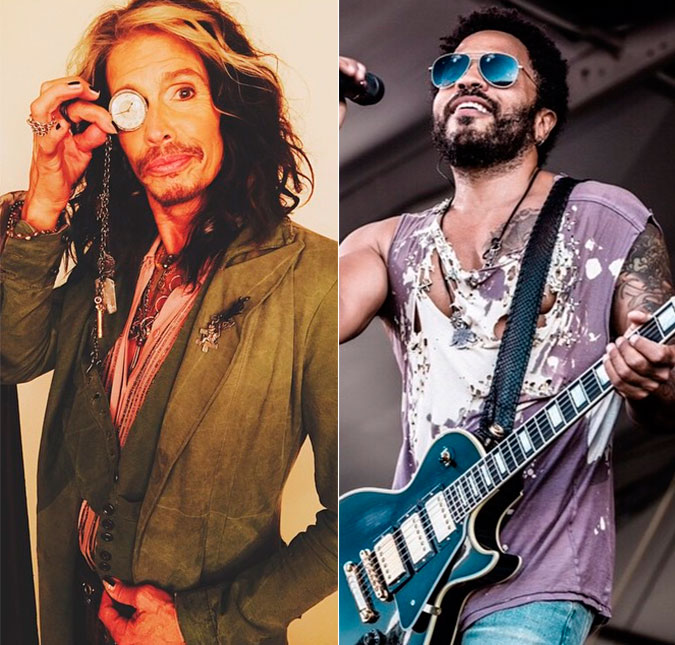 Steven Tyler perde o amigo, mas não perde a piada quando se trata de Lenny Kravitz